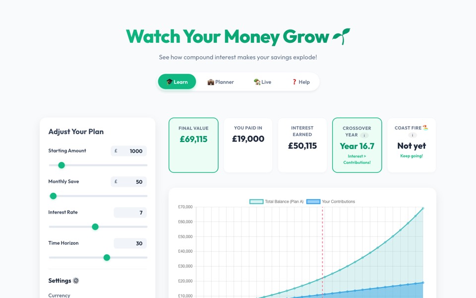 NestEggRunway.com screenshot